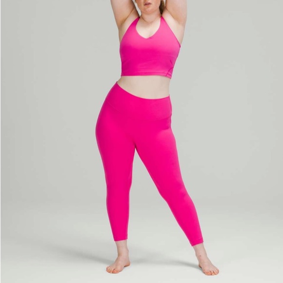 Rare pink Lululemon wunder under pant 25” size 4 - Picture 6 of 9